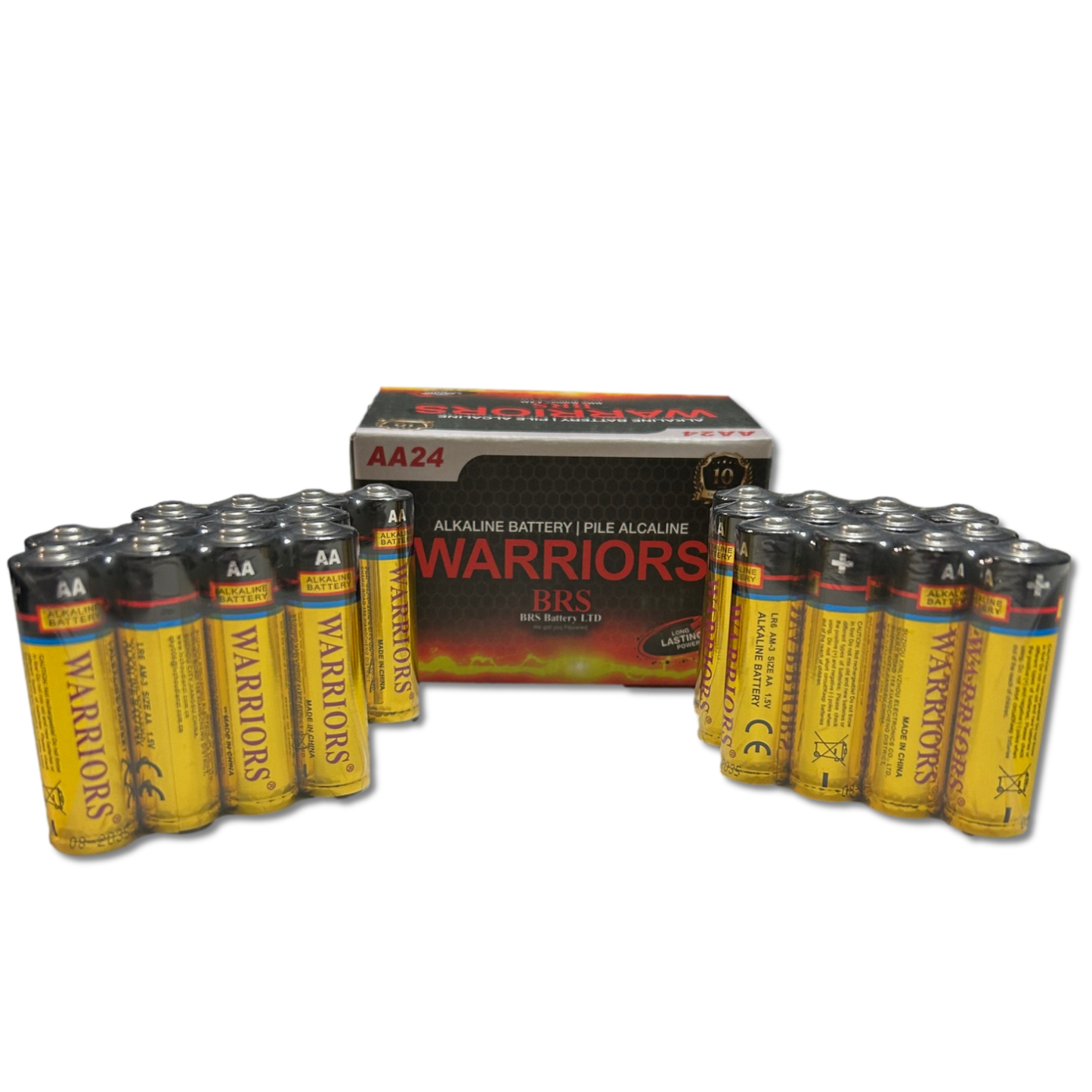 AA Alkaline Batteries — 24‑Pack