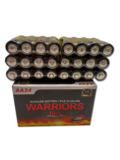 AA Alkaline Batteries — 24‑Pack
