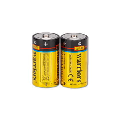 C Alkaline Batteries — 12‑Pack