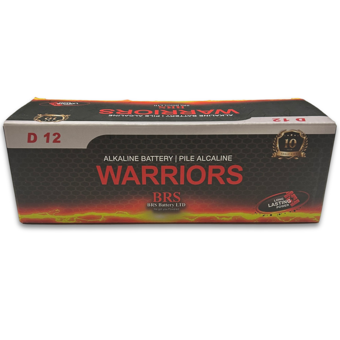 D Alkaline Batteries — 12‑Pack