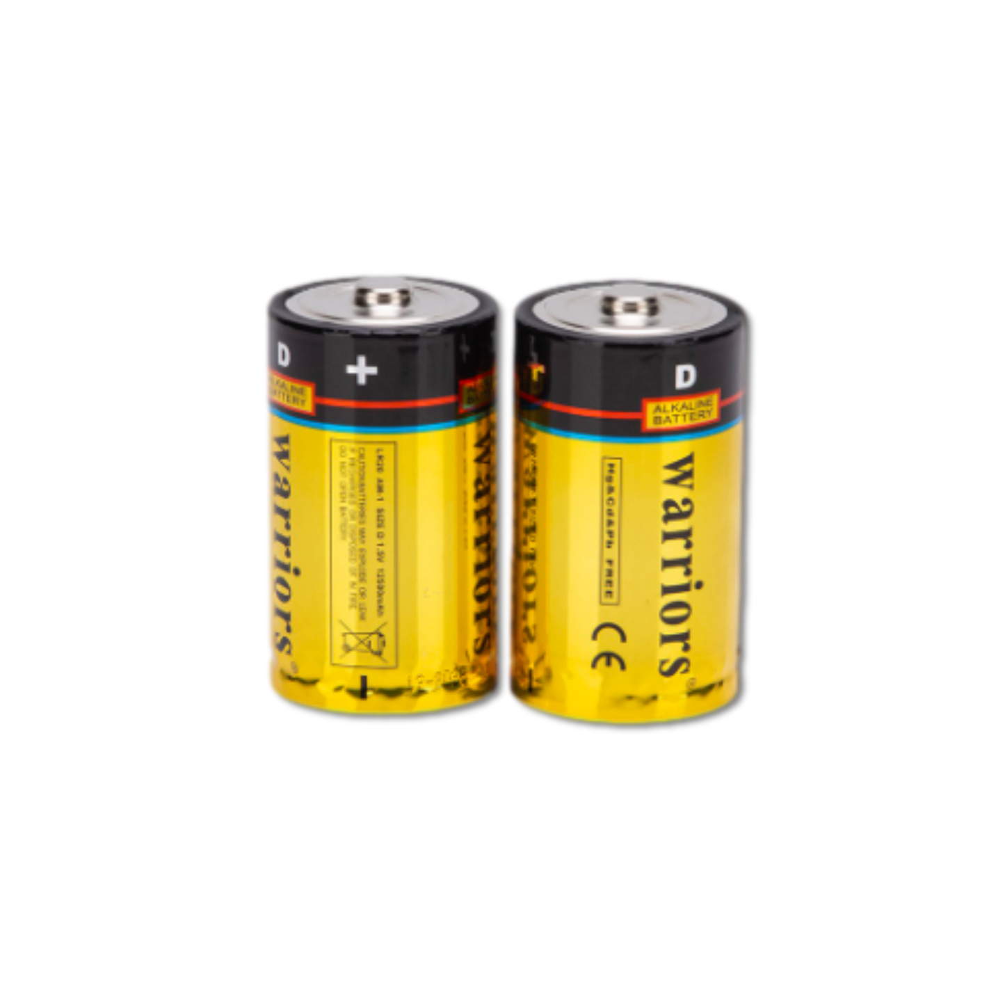 D Alkaline Batteries — 12‑Pack