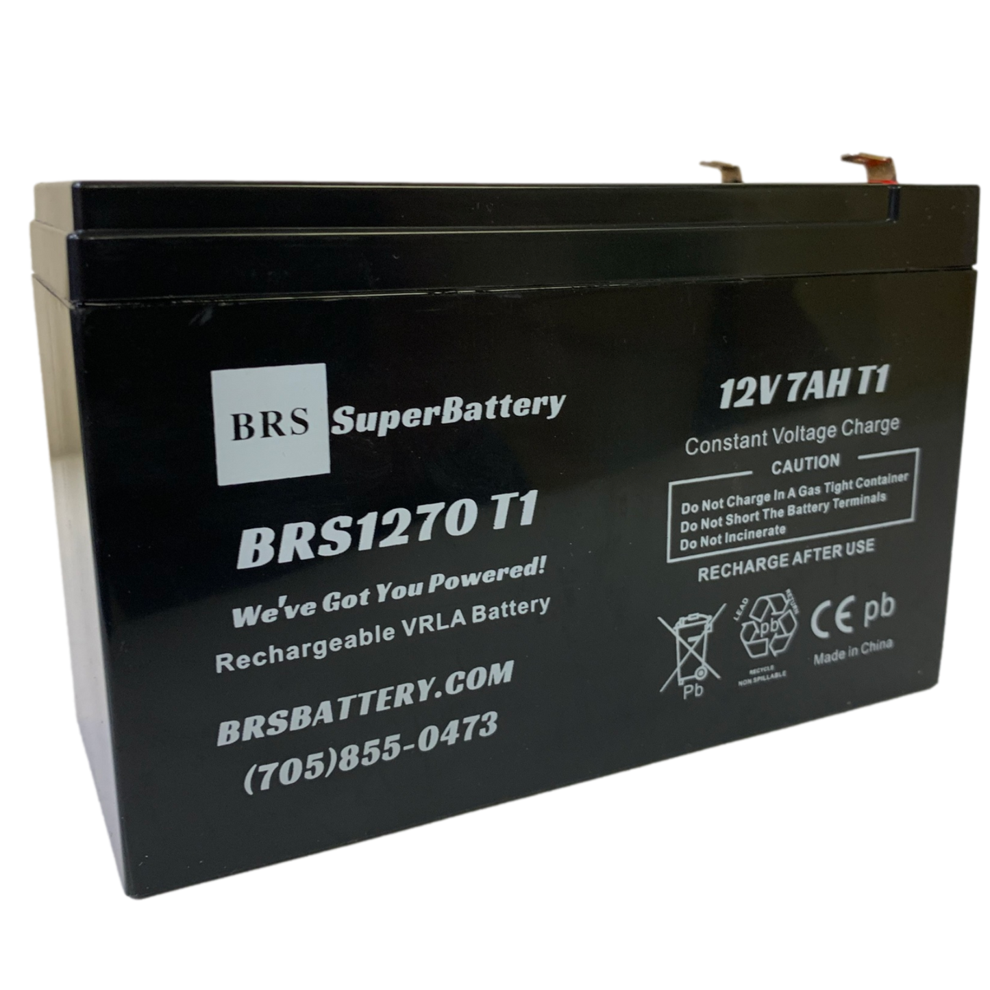 12V 7Ah T1 Battery