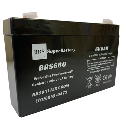 6V 8Ah Battery