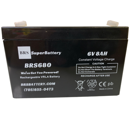 6V 8Ah Battery