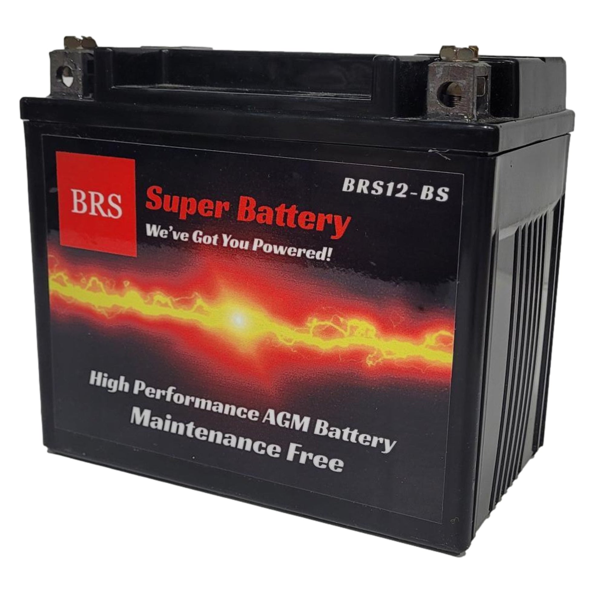 BRS12-BS 12v 12AH 155CCA 30 Day Warranty - BRS Super Battery