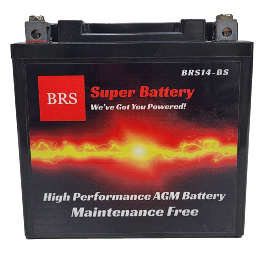 BRS14-BS 12v 14AH 200CCA 30 Day Warranty - BRS Super Battery
