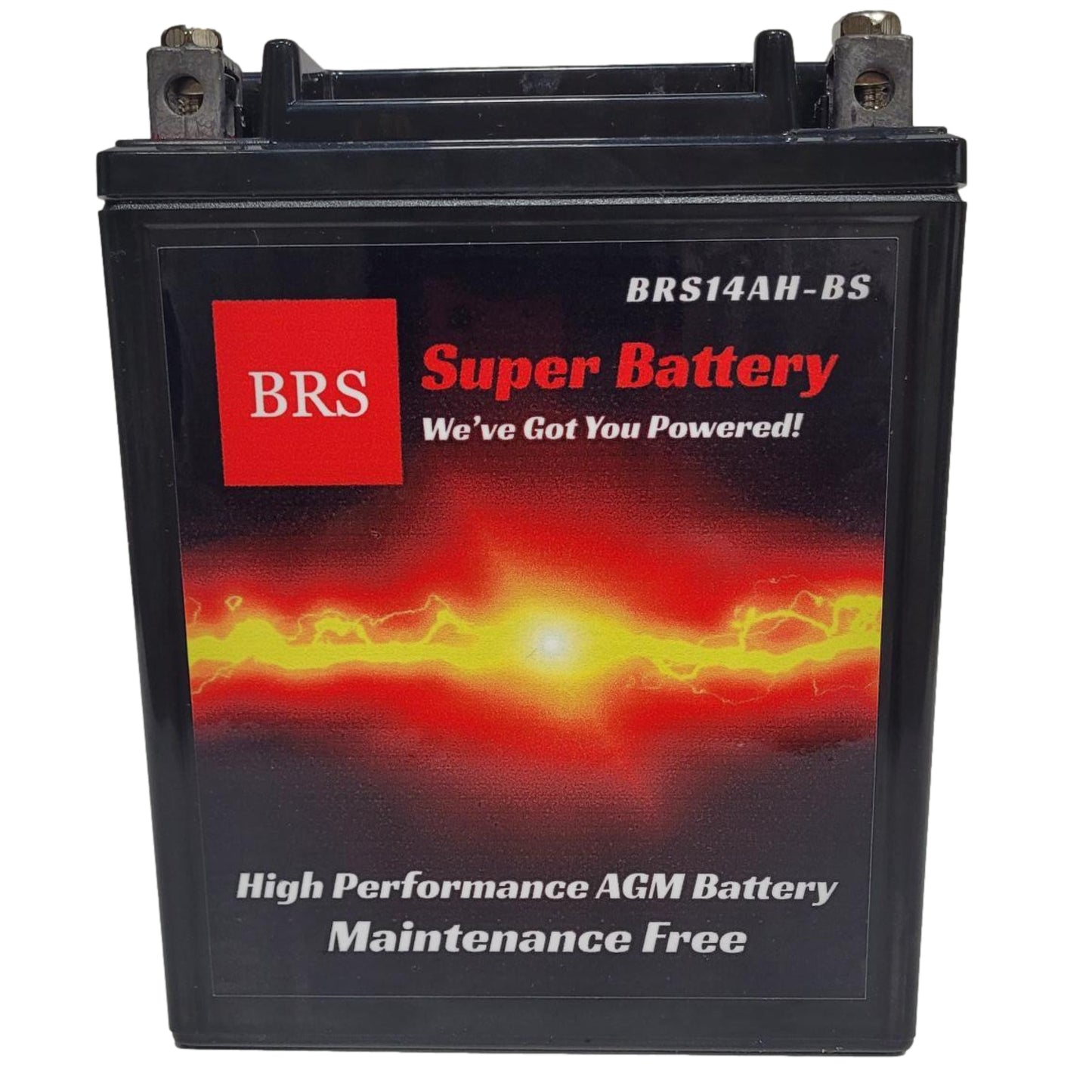 BRS14AH-BS 12v 14AH 200CCA 30 Day Warranty - BRS Super Battery