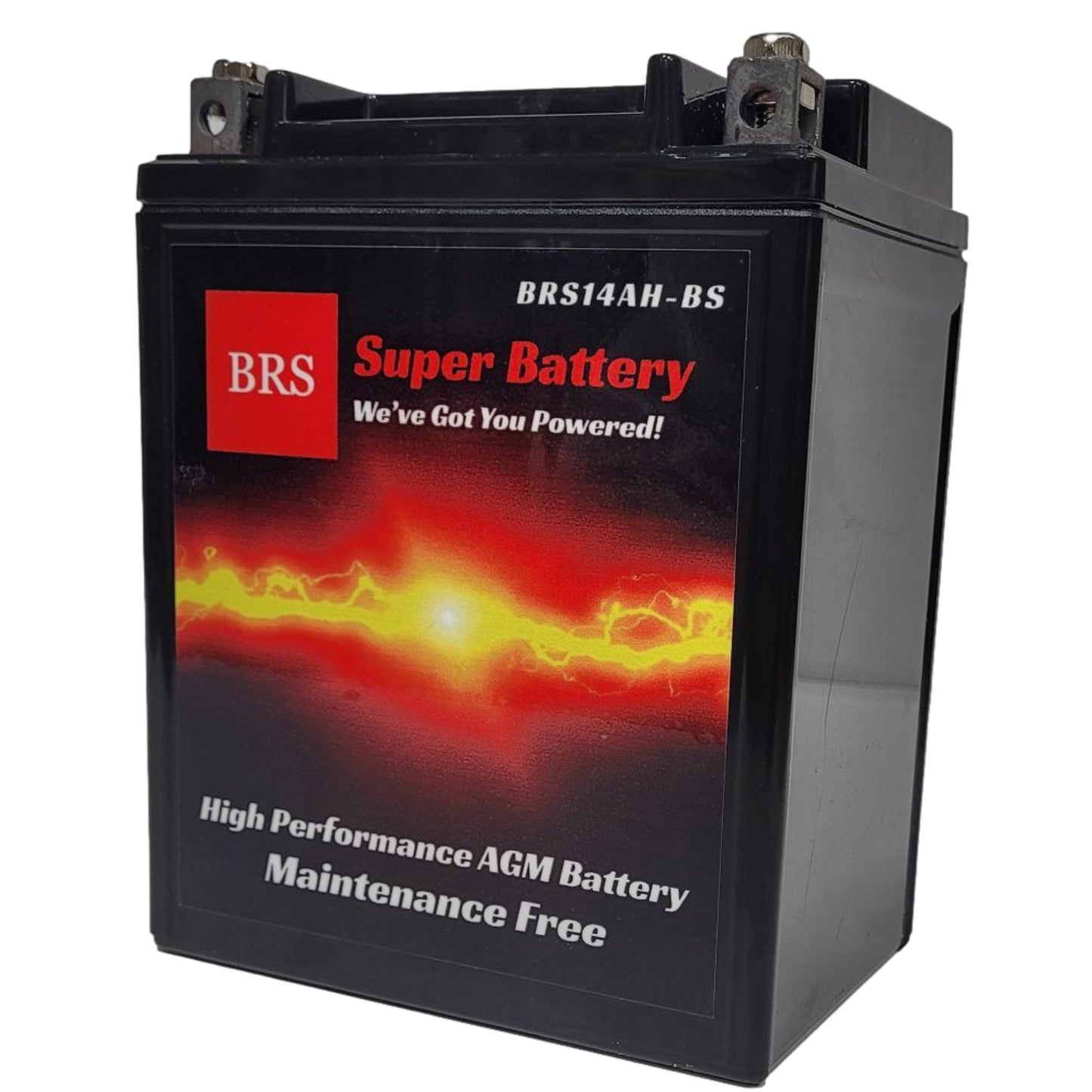 BRS14AH-BS 12v 14AH 200CCA 30 Day Warranty - BRS Super Battery