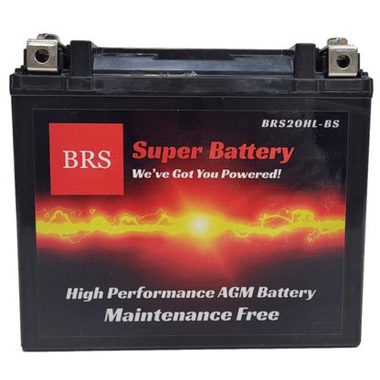 BRS20HL-BS 12v 20ah 310cca 30 Day Warranty - BRS Super Battery