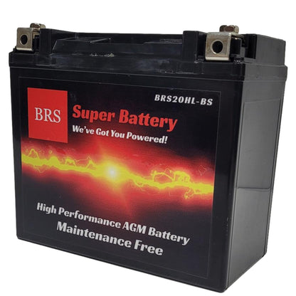 BRS20HL-BS 12v 20ah 310cca 30 Day Warranty - BRS Super Battery