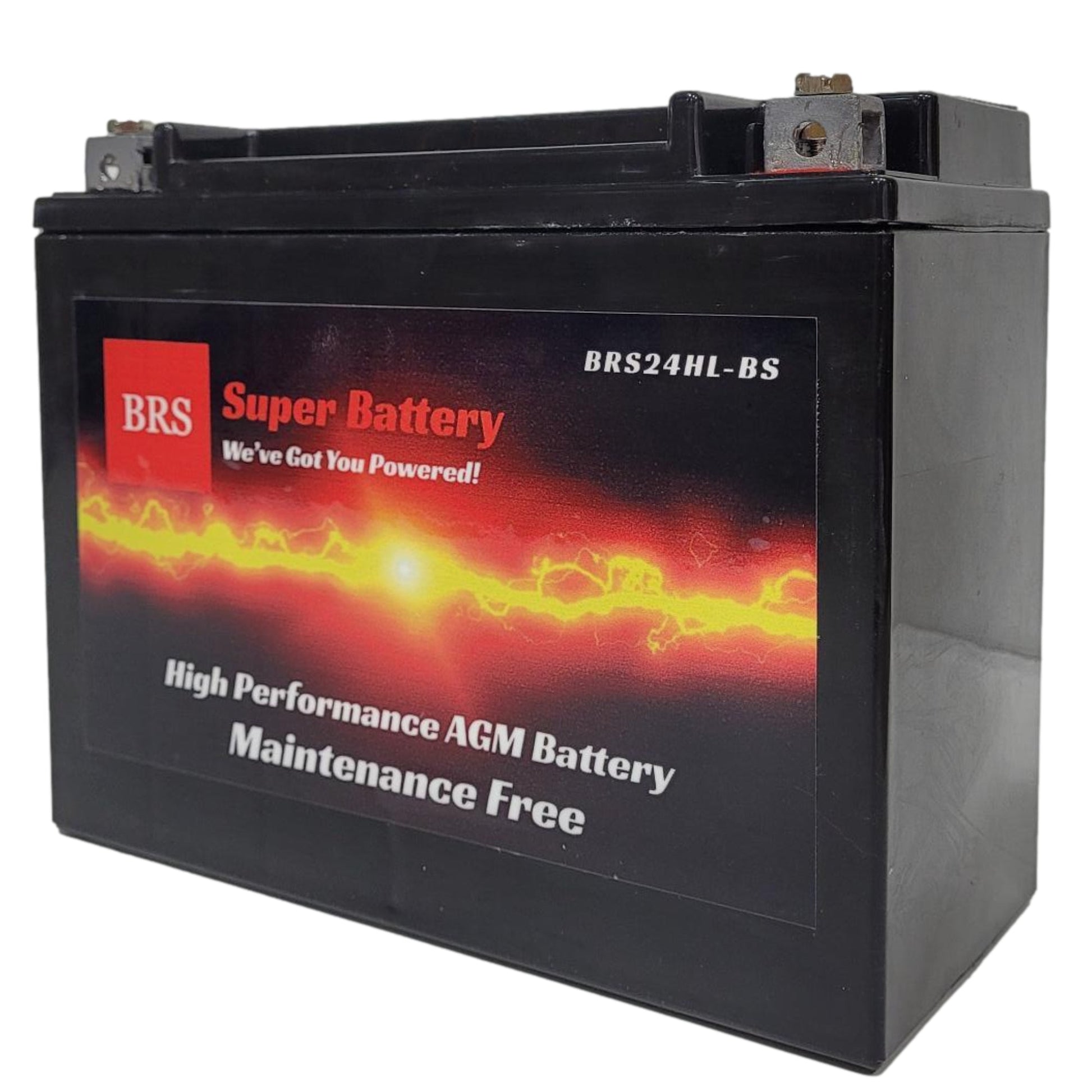 BRS24HL-BS 12v 22AH 280CCA 30 Day Warranty - BRS Super Battery