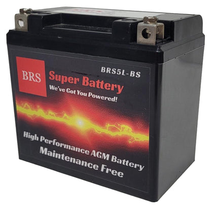 BRS5L-BS 12V 5AH 65CCA 30 Day Warranty - BRS Super Battery