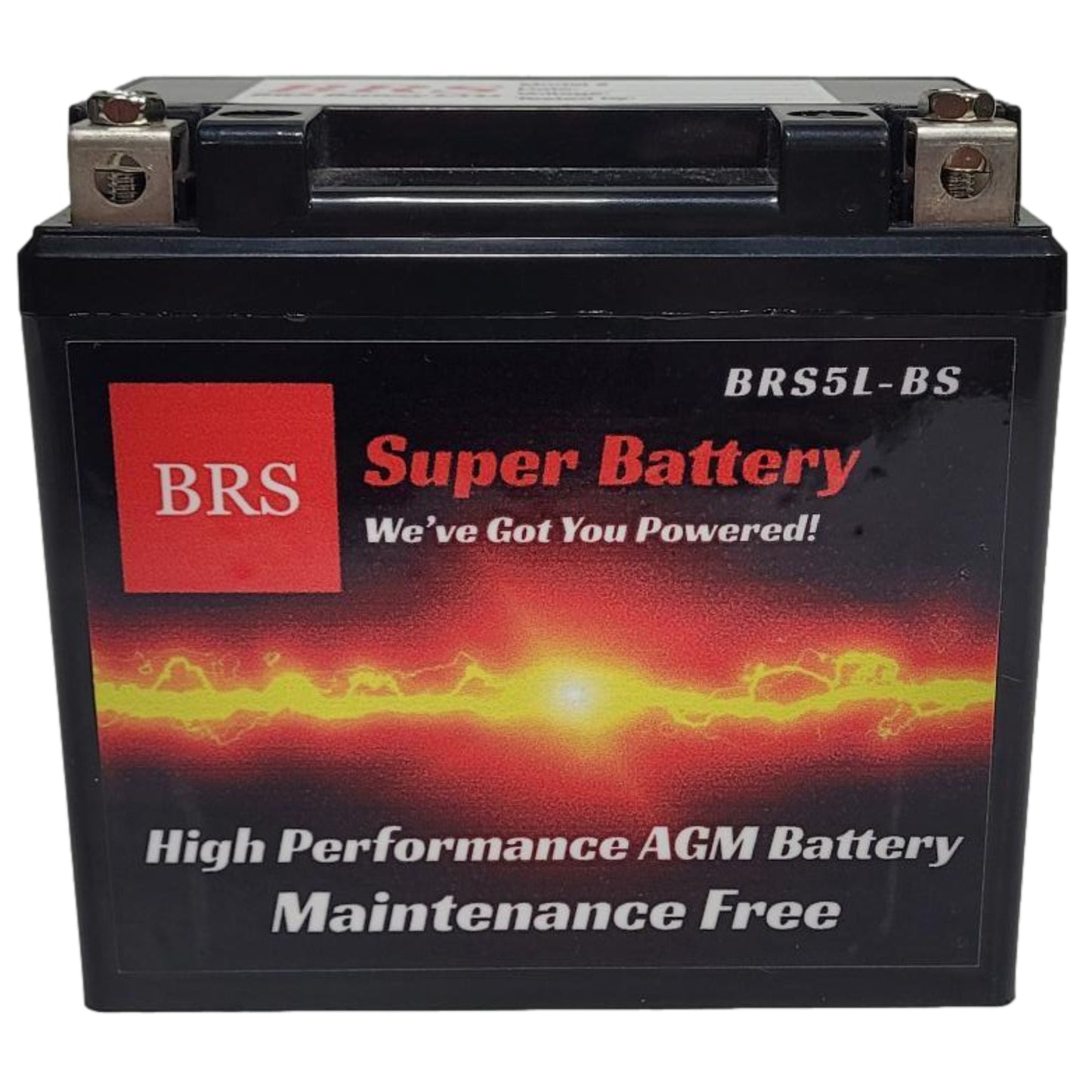 BRS5L-BS 12V 5AH 65CCA 30 Day Warranty - BRS Super Battery