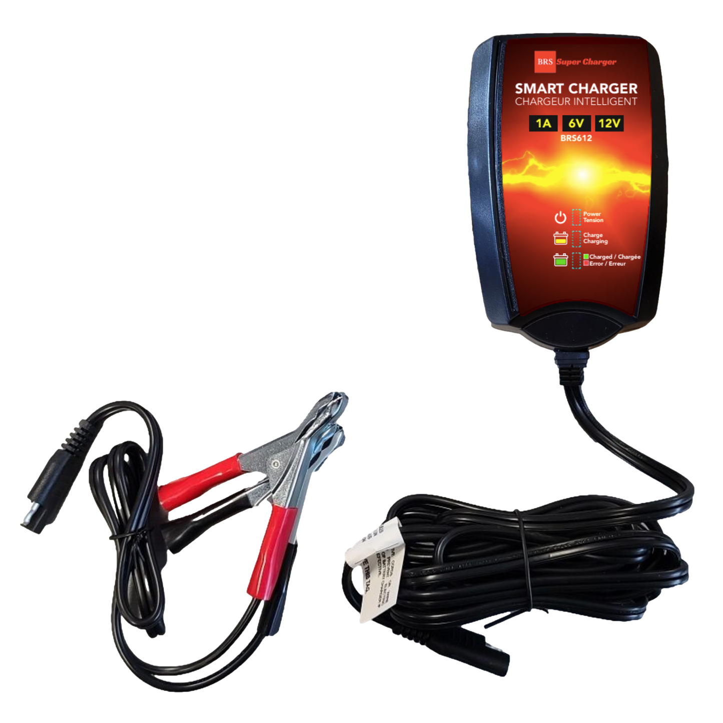 BRS Super Charger BRS612 - 6V/12V Fully Automatic Smart Charger Battery Maintainer & Rejuvenator - BRS Super Battery