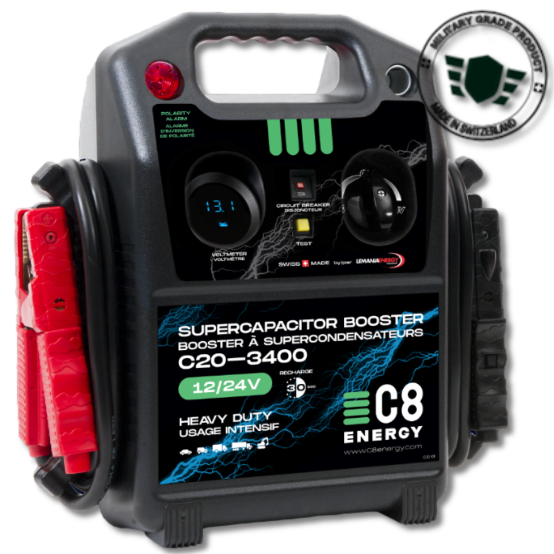 C8 SuperCapacitors Booster Pack C20-3400 12/24v