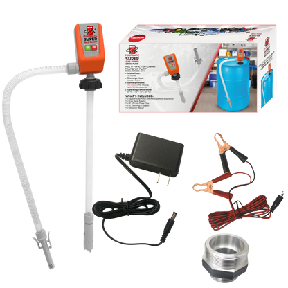 45 Gallon Drum Barrel Pump - Pumpmatic Super Drum Pump - BRS Super Battery