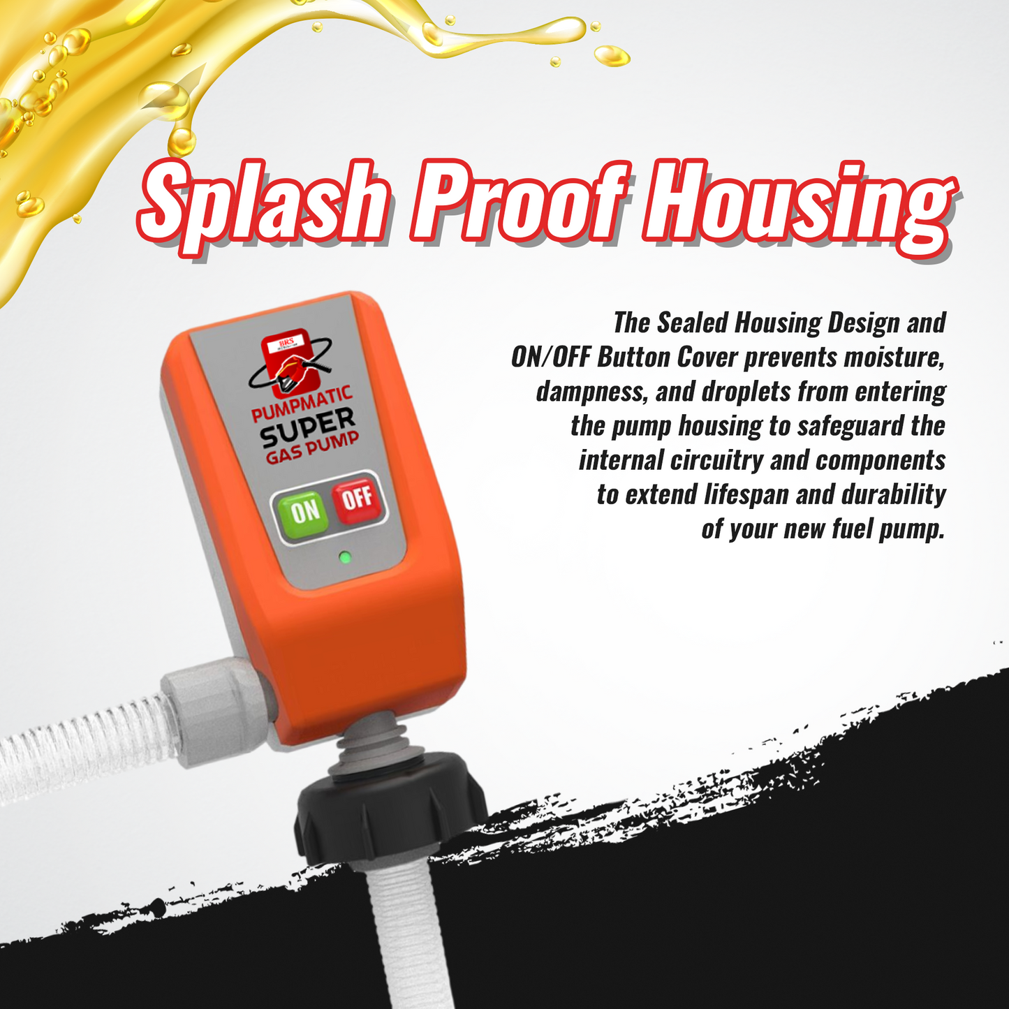 45 Gallon Drum Barrel Pump - Pumpmatic Super Drum Pump - BRS Super Battery