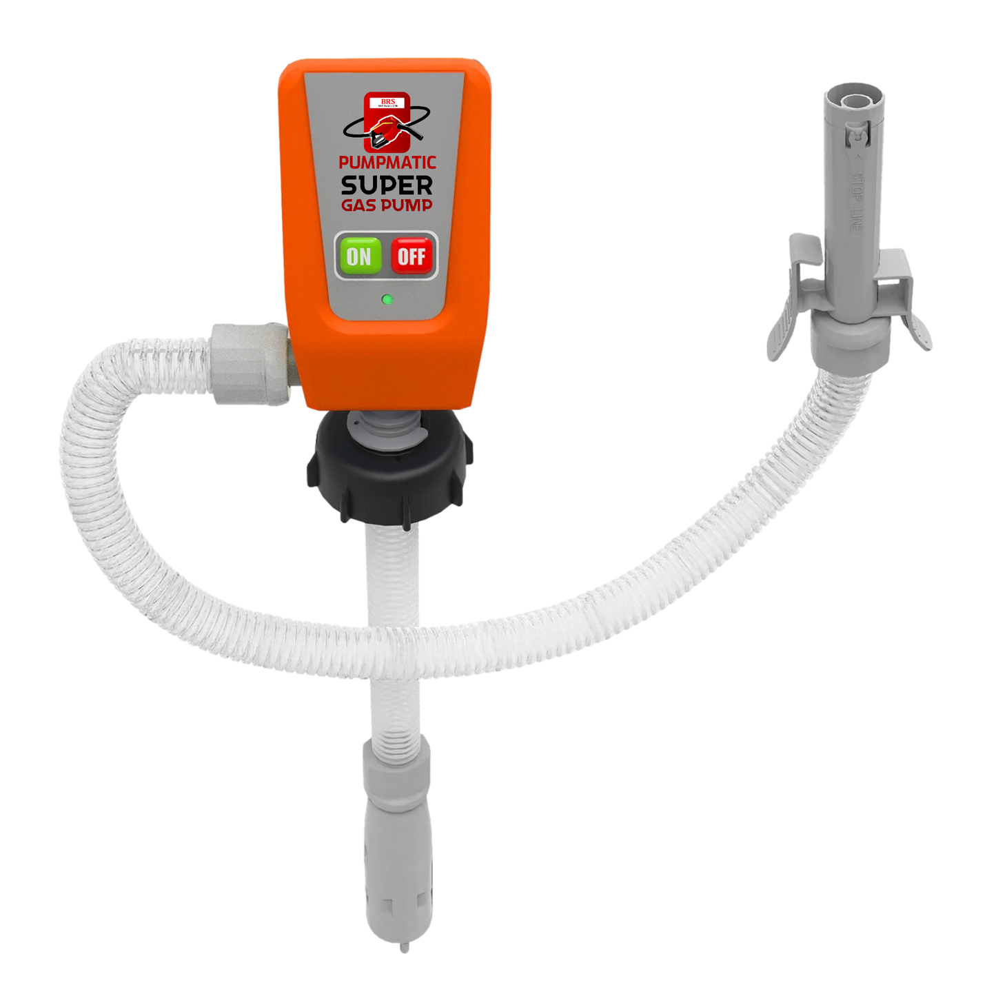 45 Gallon Drum Barrel Pump - Pumpmatic Super Drum Pump - BRS Super Battery