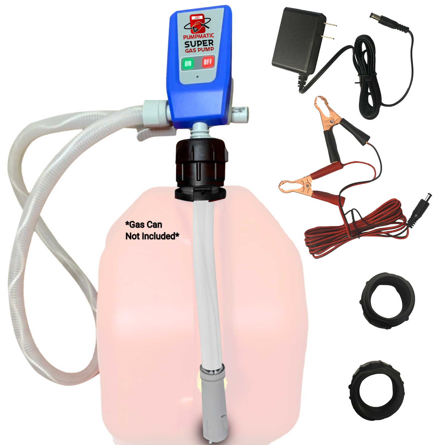 PumpMatic Super Gas Pump Fuel Transfer Pump for Gas, Diesel, Kerosene - Dealer - BRS Super Battery