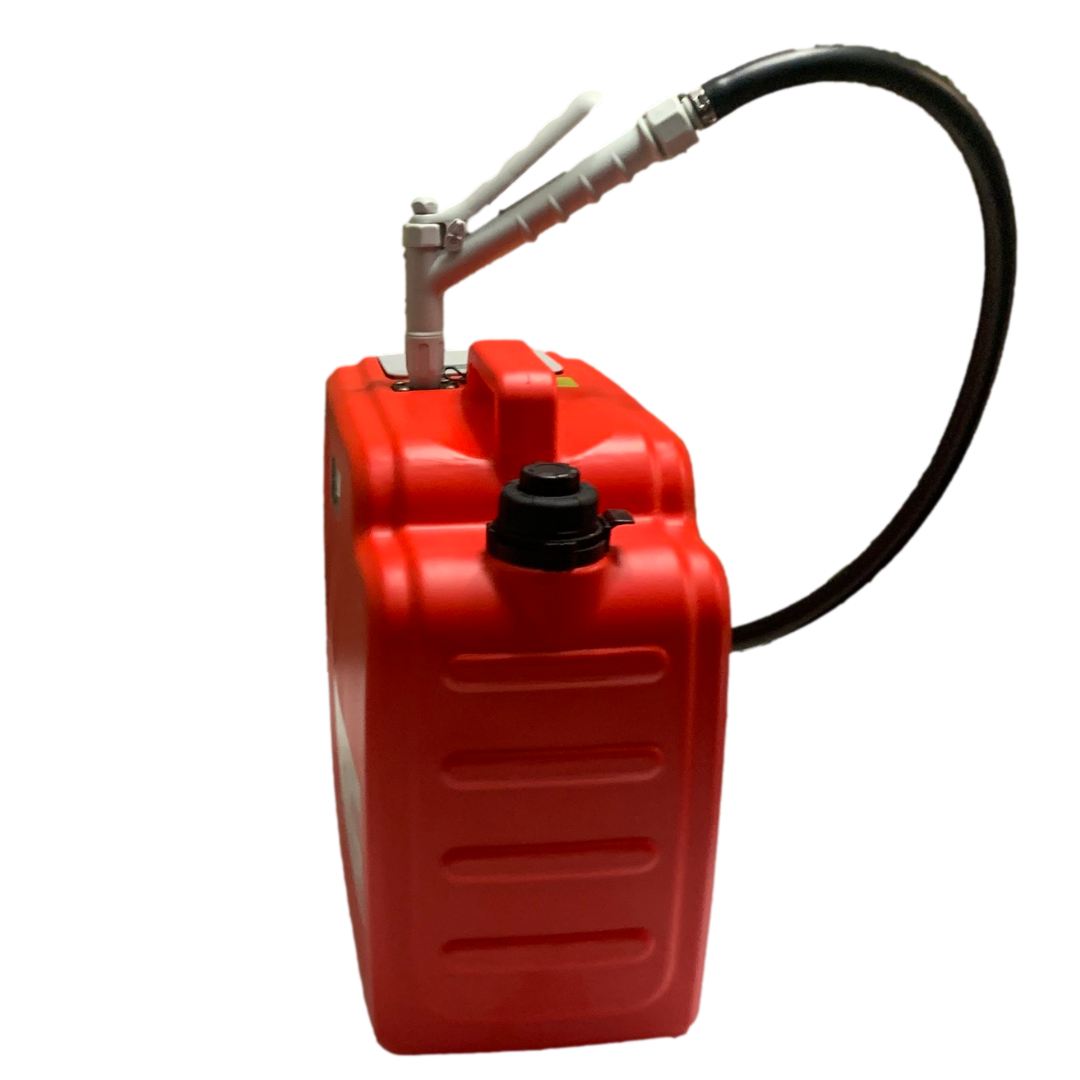 *NEW* PumpMatic Portable Fuel Station - Heavy Duty Rubber Hose, LED Display, Multi-Power Options for Cars, Boats & Equipment - BRS Super Battery