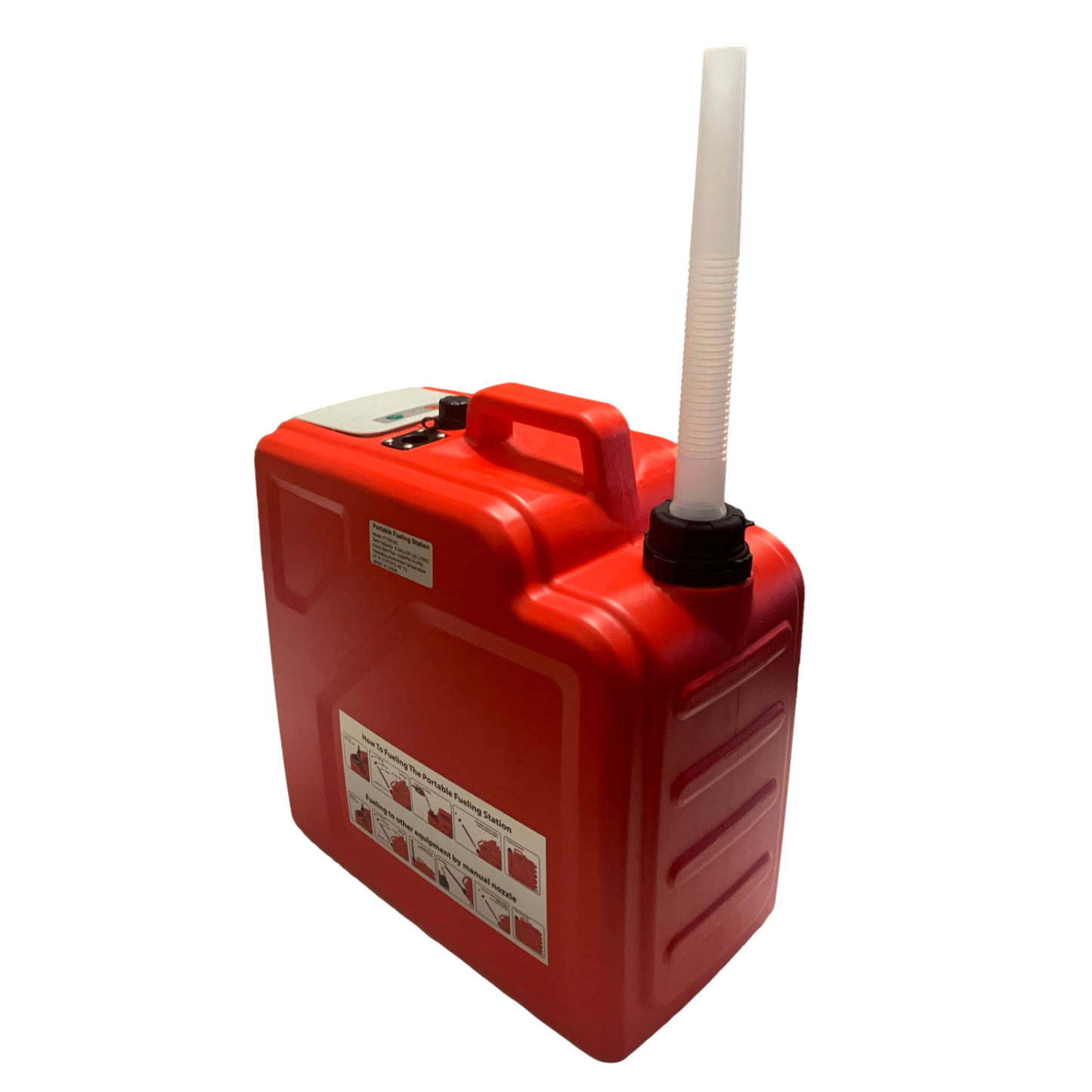 *NEW* PumpMatic Portable Fuel Station - Heavy Duty Rubber Hose, LED Display, Multi-Power Options for Cars, Boats & Equipment - BRS Super Battery