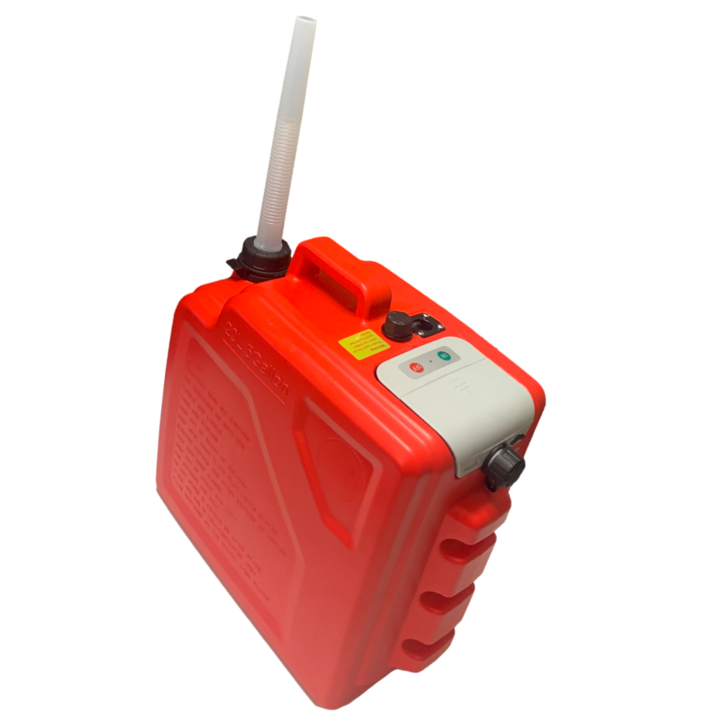 *NEW* PumpMatic Portable Fuel Station - Heavy Duty Rubber Hose, LED Display, Multi-Power Options for Cars, Boats & Equipment - BRS Super Battery