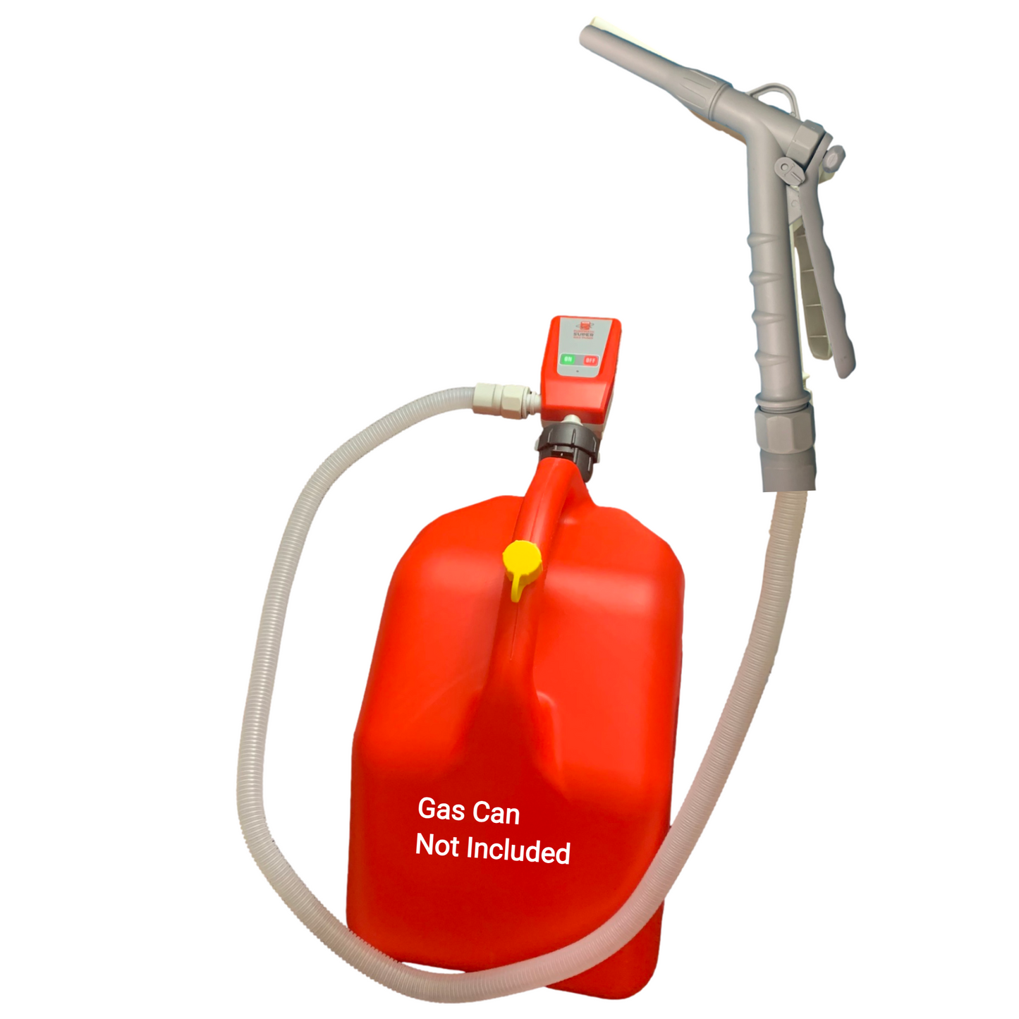 *New* PumpMatic Super Gas Pump w/ 4.25 Ft Hose & Flow Control Nozzle - BRS Super Battery