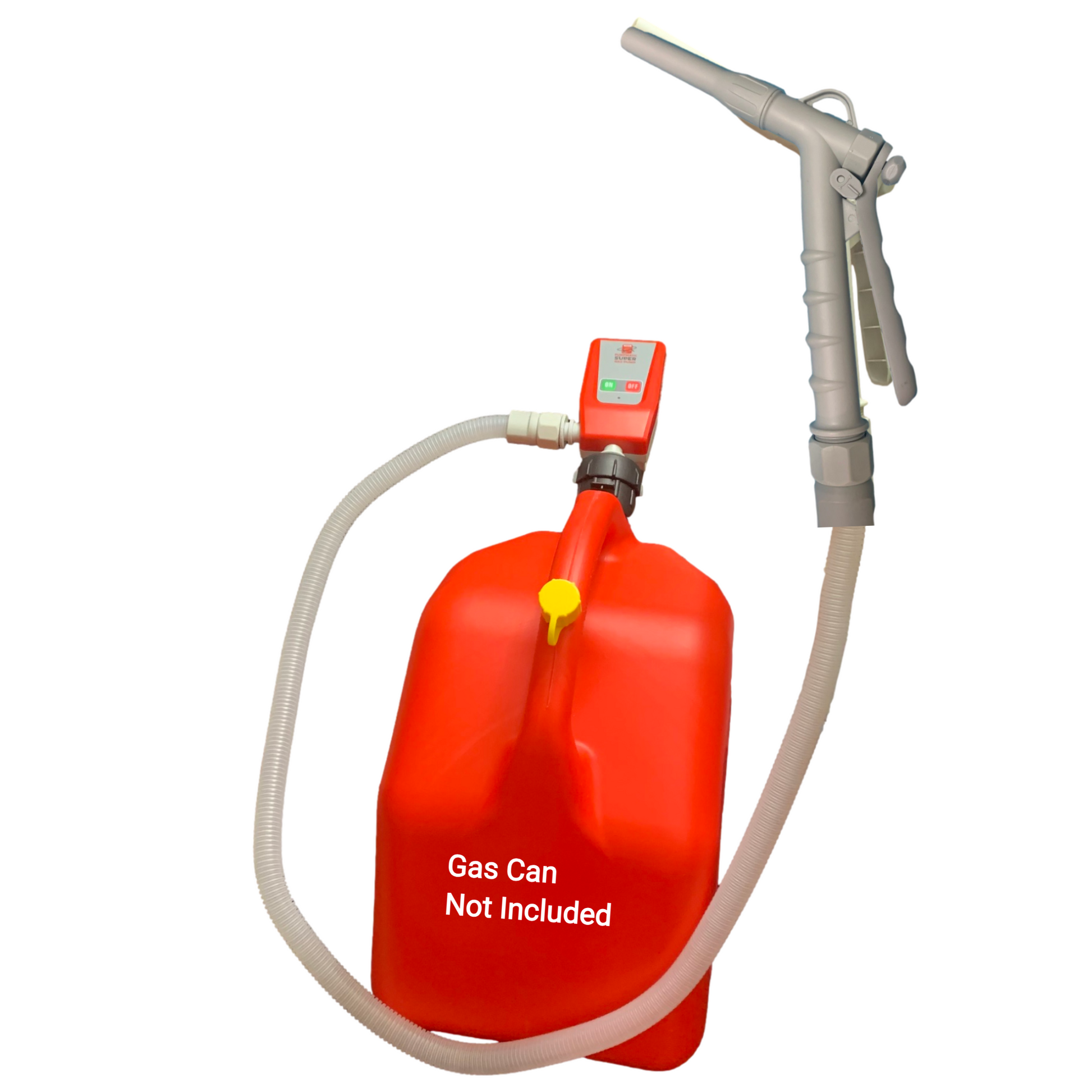 *New* PumpMatic Super Gas Pump w/ 4.25 Ft Hose & Flow Control Nozzle - BRS Super Battery