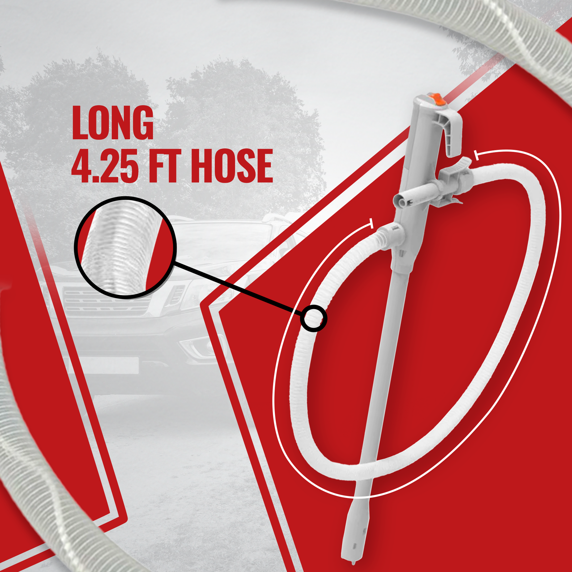 PumpMatic Stick Pump w/ Auto-Stop Sensor & 4.25 Ft Hose - BRS Super Battery