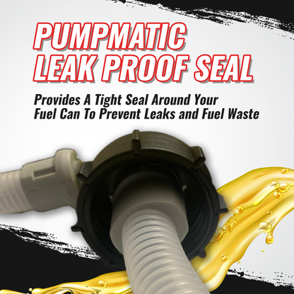 PumpMatic - Diesel Fuel Pump - Transfer Gas, Kerosene + Siphon Pump + 3 Power Sources w/ 4.25 Ft Hose - BRS Super Battery