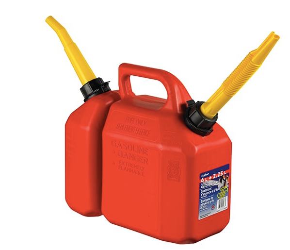 6 LITRE + 2.25 L GAS / OIL COMBO CAN