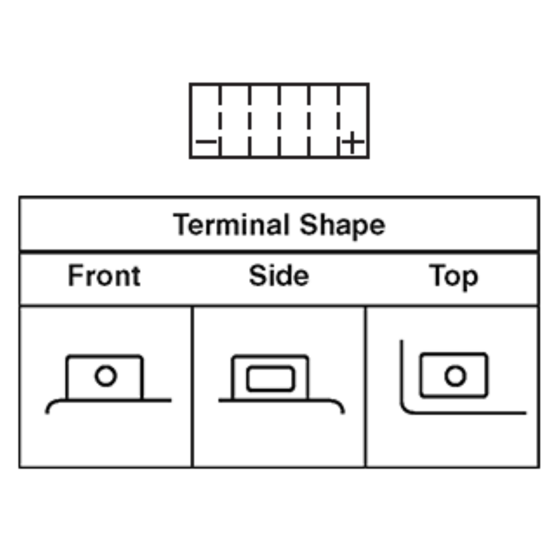 BRS20HL-BS 12v 20ah 310cca 30 Day Warranty - BRS Super Battery